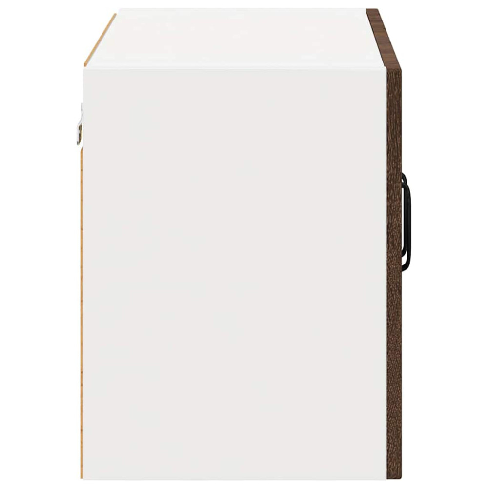 Produktbild för Väggskåp LUCCA 2 pcs Brun ek 60 x 31 x 40 cm Konstruerat trä