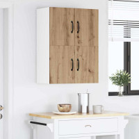 Produktbild för Väggskåp LUCCA 2 pcs Artisan-ek 60 x 31 x 40 cm Konstruerat trä