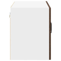 Produktbild för Väggglasförråd LUCCA 2 pcs Brun ek 60 x 31 x 40 cm