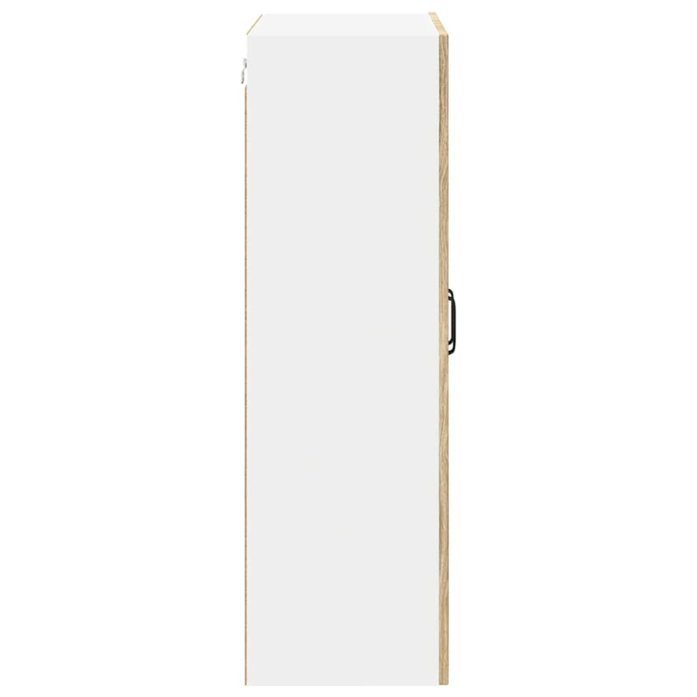 Produktbild för Väggglasförråd LUCCA Sonoma-ek 60 x 31 x 100 cm Konstruerat trä
