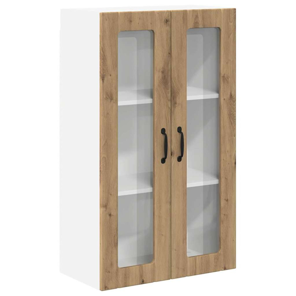 Produktbild för Väggglasförråd LUCCA Artisan-ek 60 x 31 x 100 cm