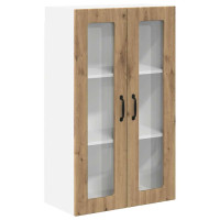 Produktbild för Väggglasförråd LUCCA Artisan-ek 60 x 31 x 100 cm