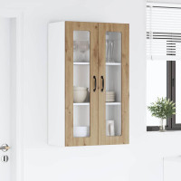 Produktbild för Väggglasförråd LUCCA Artisan-ek 60 x 31 x 100 cm