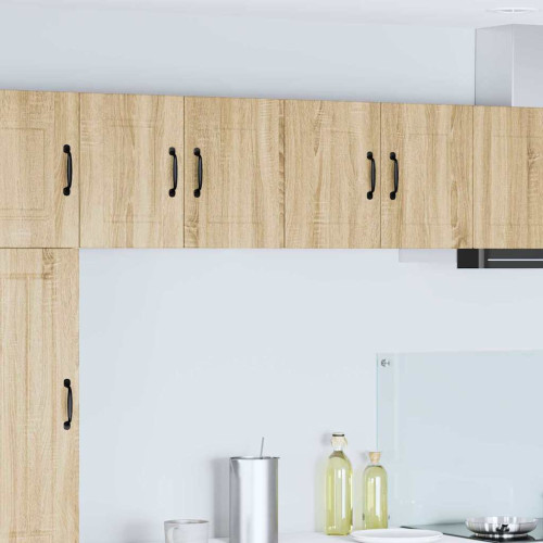 vidaXL Väggskåp PORTO 2 pcs Sonoma-ek 60 x 31 x 40 cm Konstruerat trä