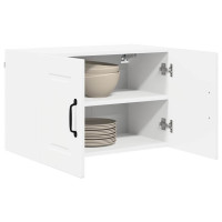 Produktbild för Väggskåp PORTO 2 pcs Högblanka vita 60 x 31 x 40 cm