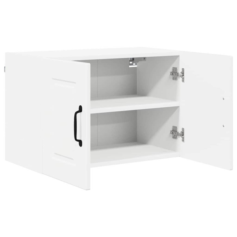 Produktbild för Väggskåp PORTO 2 pcs Högblanka vita 60 x 31 x 40 cm