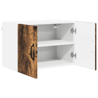 Produktbild för Väggskåp PORTO 2 pcs Rökt ek 60 x 31 x 40 cm Konstruerat trä