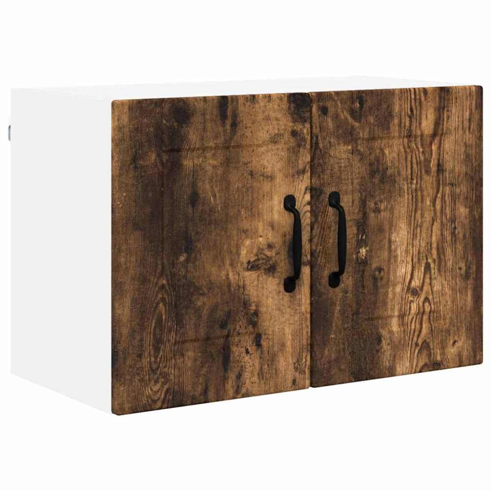 Produktbild för Väggskåp PORTO 2 pcs Rökt ek 60 x 31 x 40 cm Konstruerat trä