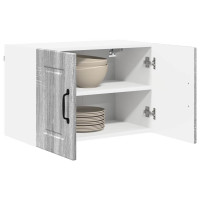 Produktbild för Väggskåp PORTO 2 pcs Grå Sonoma 60 x 31 x 40 cm Konstruerat trä