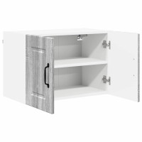 Produktbild för Väggskåp PORTO 2 pcs Grå Sonoma 60 x 31 x 40 cm Konstruerat trä