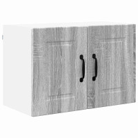 Produktbild för Väggskåp PORTO 2 pcs Grå Sonoma 60 x 31 x 40 cm Konstruerat trä
