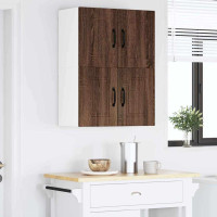 Produktbild för Väggskåp PORTO Brun Ek 60 x 31 x 40 cm Konstruerat trä