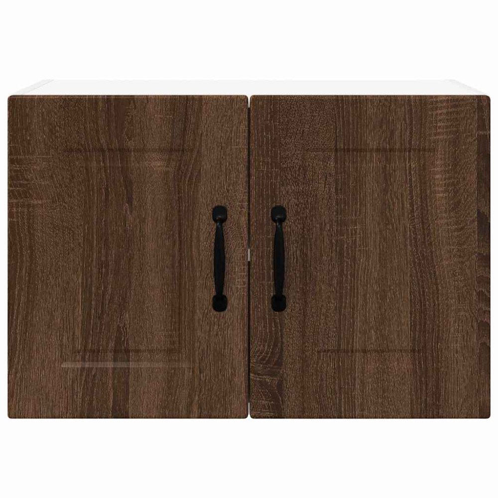 Produktbild för Väggskåp PORTO 2 pcs Brun Ek 60 x 31 x 40 cm Konstruerat trä