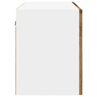 Produktbild för Väggskåp PORTO Gammalt trä 60 x 31 x 40 cm Konstruerat trä