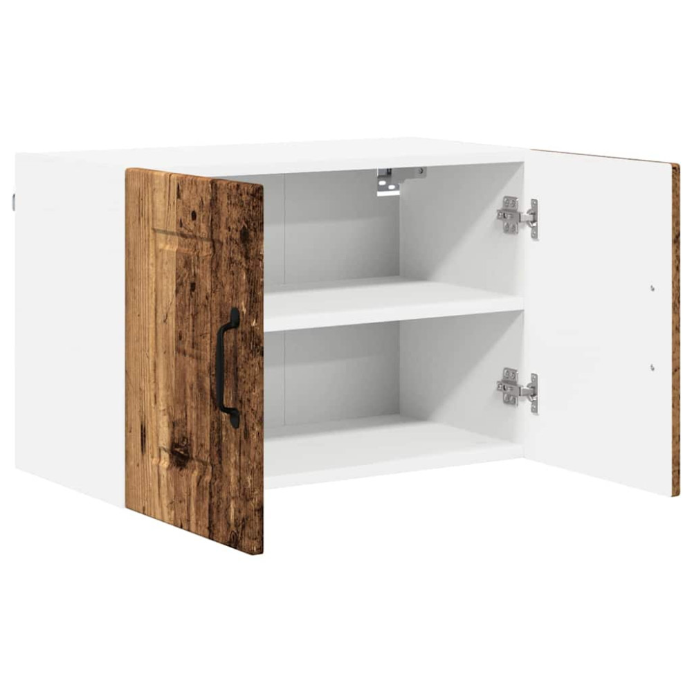 Produktbild för Väggskåp PORTO 2 pcs Gammalt trä 60 x 31 x 40 cm