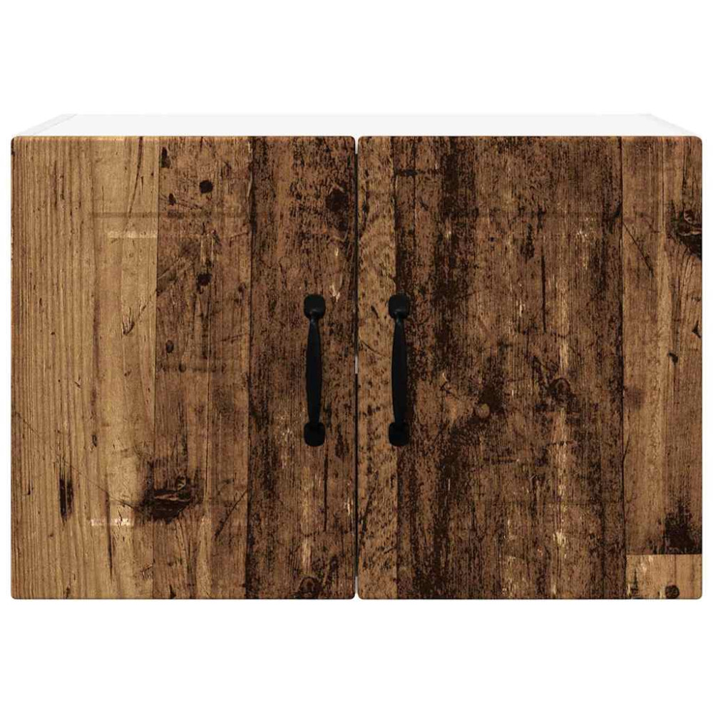 Produktbild för Väggskåp PORTO 2 pcs Gammalt trä 60 x 31 x 40 cm