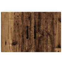 Produktbild för Väggskåp PORTO 2 pcs Gammalt trä 60 x 31 x 40 cm