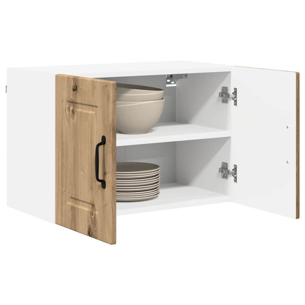 Produktbild för Väggskåp PORTO 2 pcs Artisan Ek 60 x 31 x 40 cm Konstruerat trä