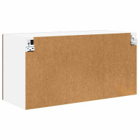 Produktbild för Väggskåp PORTO Brun Ek 80 x 31 x 40 cm Konstruerat trä