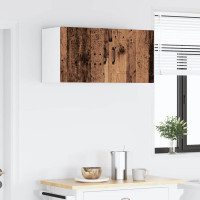 Produktbild för Väggskåp PORTO Gammalt trä 80 x 31 x 40 cm Konstruerat trä