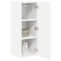 Produktbild för Väggskåp PORTO Vit 30 x 31 x 80 cm Konstruerat trä