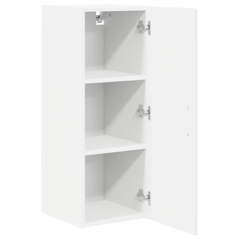 Produktbild för Väggskåp PORTO Vit 30 x 31 x 80 cm Konstruerat trä