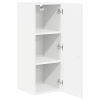 Produktbild för Väggskåp PORTO Vit 30 x 31 x 80 cm Konstruerat trä