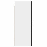 Produktbild för Väggskåp PORTO 2 pcs Svart 30 x 31 x 80 cm Konstruerat trä