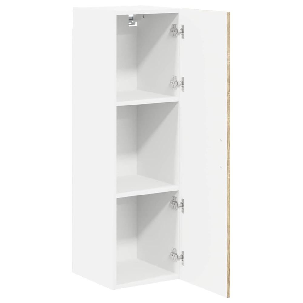 Produktbild för Väggskåp PORTO Sonoma-ek 30 x 31 x 80 cm Konstruerat trä