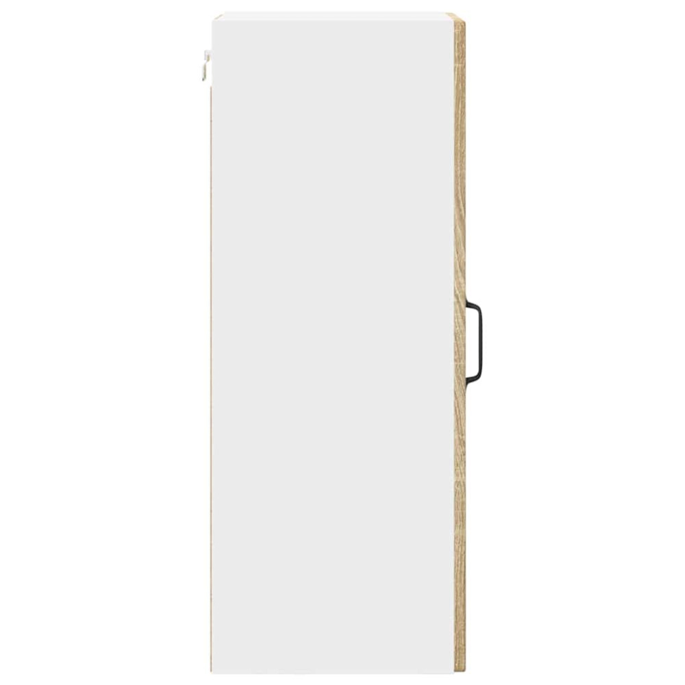 Produktbild för Väggskåp PORTO Sonoma-ek 30 x 31 x 80 cm Konstruerat trä