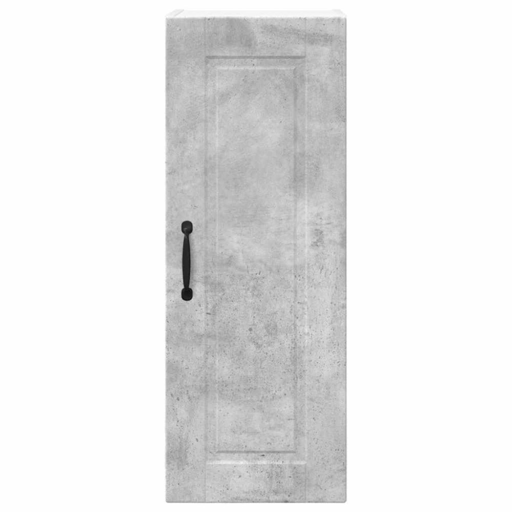Produktbild för Väggskåp PORTO Betonggrå 30 x 31 x 80 cm Konstruerat trä