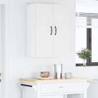 Produktbild för Väggskåp PORTO Högblanka vita 30 x 31 x 80 cm Konstruerat trä