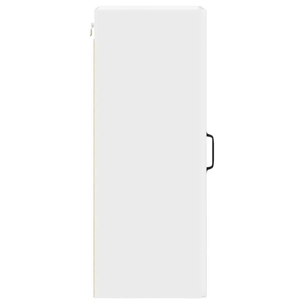 Produktbild för Väggskåp PORTO Högblanka vita 30 x 31 x 80 cm Konstruerat trä