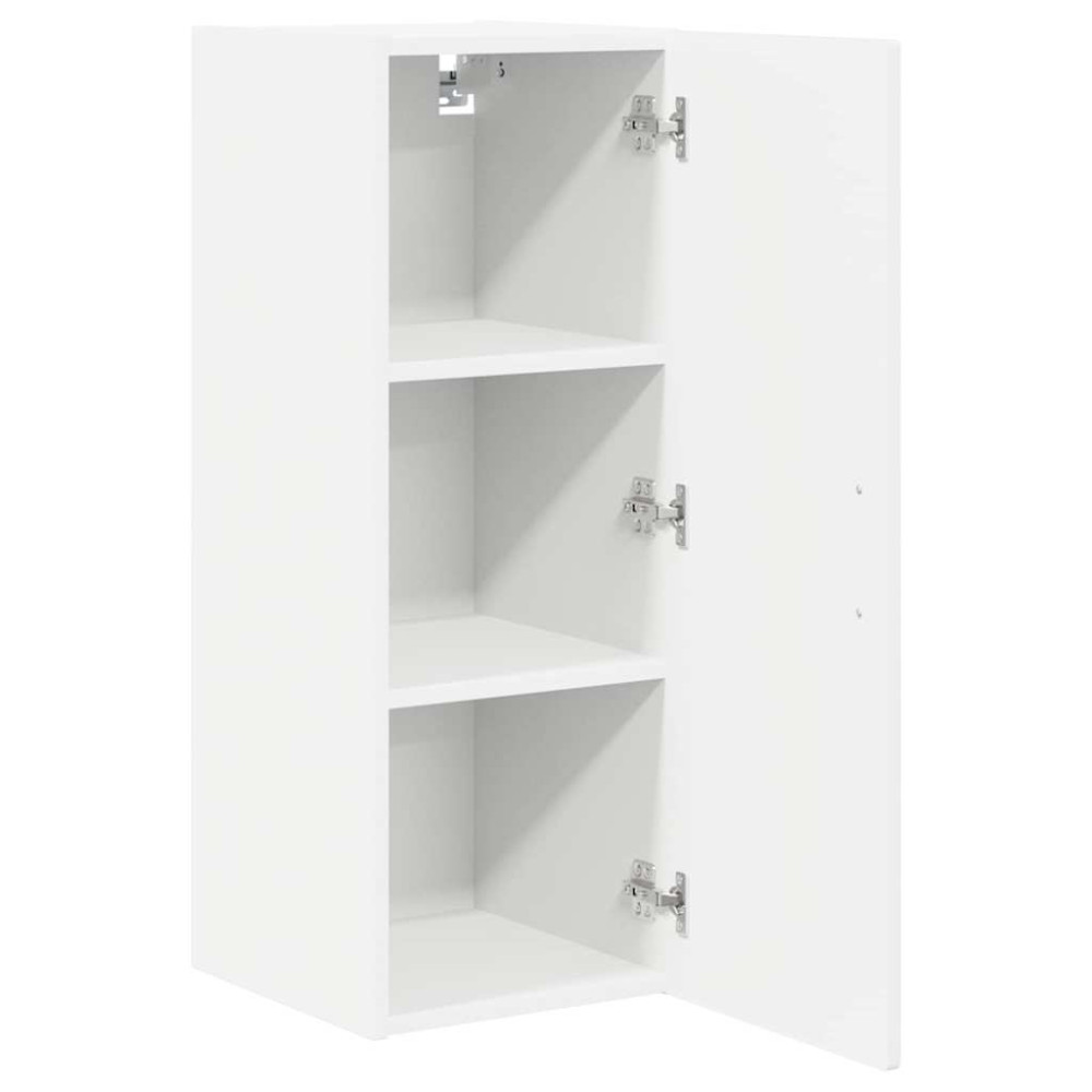 Produktbild för Väggskåp PORTO 2 pcs Högblanka vita 30 x 31 x 80 cm