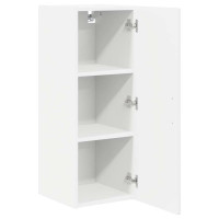 Produktbild för Väggskåp PORTO 2 pcs Högblanka vita 30 x 31 x 80 cm