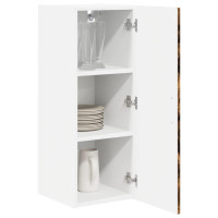 Produktbild för Väggskåp PORTO Rökt ek 30 x 31 x 80 cm Konstruerat trä