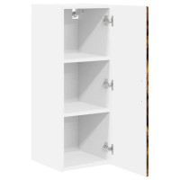 Produktbild för Väggskåp PORTO Rökt ek 30 x 31 x 80 cm Konstruerat trä
