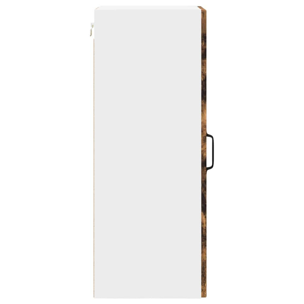 Produktbild för Väggskåp PORTO Rökt ek 30 x 31 x 80 cm Konstruerat trä
