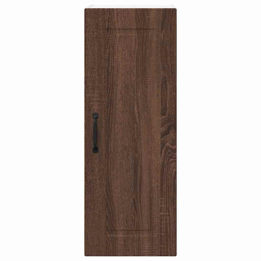 Produktbild för Väggskåp PORTO Brun Ek 30 x 31 x 80 cm Konstruerat trä