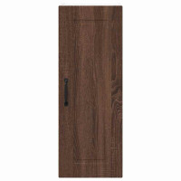 Produktbild för Väggskåp PORTO 2 pcs Brun Ek 30 x 31 x 80 cm Konstruerat trä
