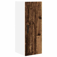 Produktbild för Väggskåp PORTO Gammalt trä 30 x 31 x 80 cm Konstruerat trä