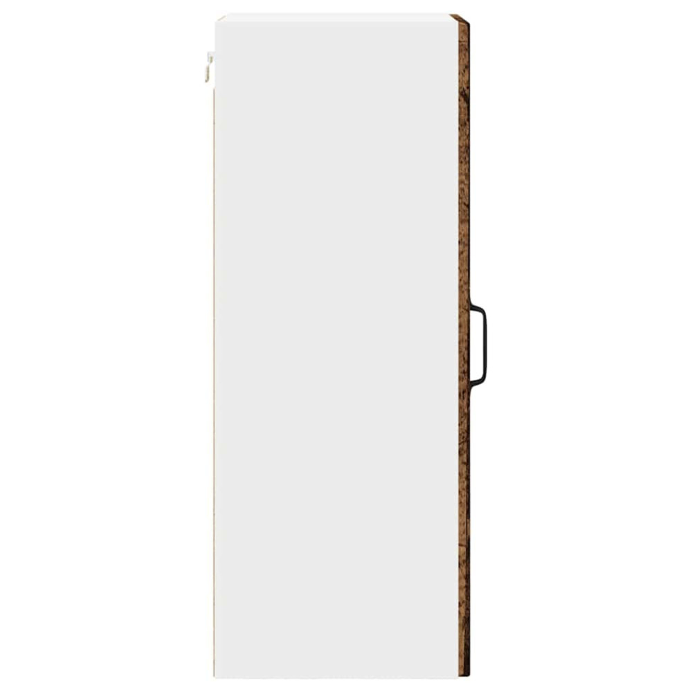 Produktbild för Väggskåp PORTO Gammalt trä 30 x 31 x 80 cm Konstruerat trä