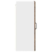 Produktbild för Väggskåp PORTO Gammalt trä 30 x 31 x 80 cm Konstruerat trä
