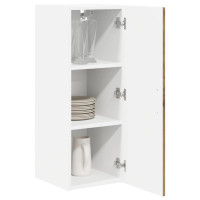 Produktbild för Väggskåp PORTO Artisan Ek 30 x 31 x 80 cm Konstruerat trä