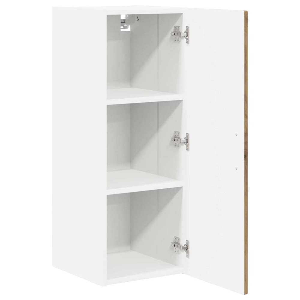 Produktbild för Väggskåp PORTO Artisan Ek 30 x 31 x 80 cm Konstruerat trä