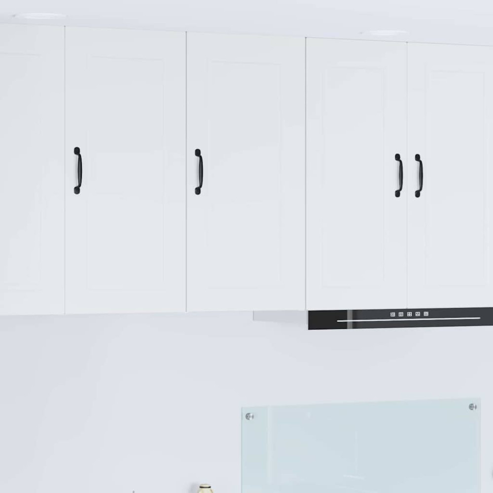 Produktbild för Väggskåp PORTO Vit 40 x 31 x 80 cm Konstruerat trä