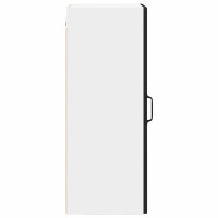 Produktbild för Väggskåp PORTO Svart 40 x 31 x 80 cm Konstruerat trä