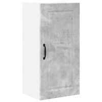 Produktbild för Väggskåp PORTO Betonggrå 40 x 31 x 80 cm Konstruerat trä