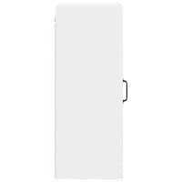 Produktbild för Väggskåp PORTO Högblanka vita 40 x 31 x 80 cm Konstruerat trä