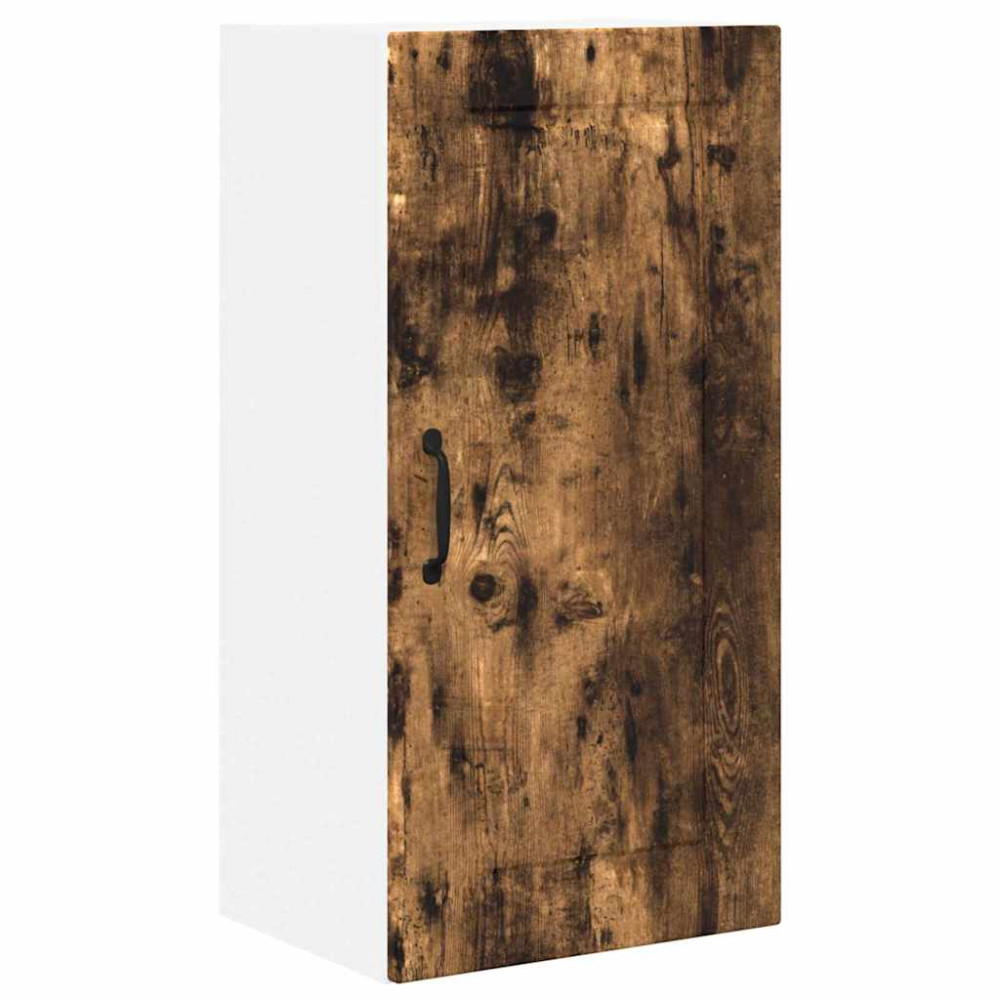 Produktbild för Väggskåp PORTO Rökt ek 40 x 31 x 80 cm Konstruerat trä